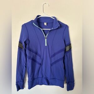 Ivivva Blue Quarter Zip Sweater Size 14